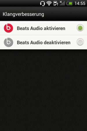 Abbildung 6: Auch Beats Audio ist beim Desire C mit dabei.