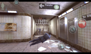 Abbildung 3: Der Shoot Dodge ist ein klassischer Move, auf den so gut wie kein Action-Film verzichten möchte, Max Payne natürlich auch nicht.