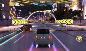 Abbildung 2: Die Rennen bei Nacht machen bei Asphalt 7 besonders viel Spaß.