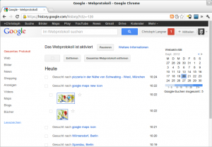 Zum Abgleich muss das Google-Webprotokoll jedoch zwingend aktiviert sein.