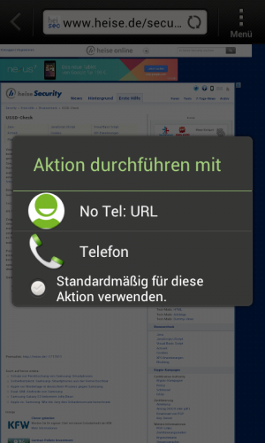 NoTelURL ist ein Dialer, der mit Absicht nichts kann.