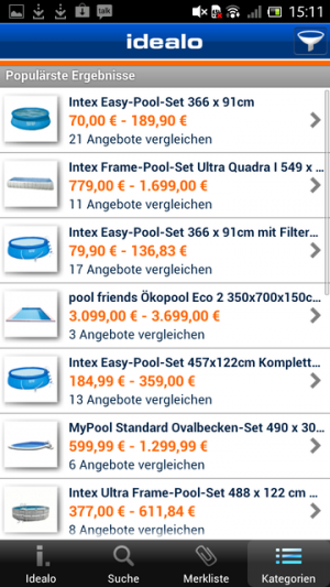 Auch mit ausgefallenen Wünschen bringt man die App nicht in Verlegenheit.