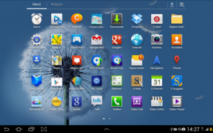 Abbildung 2: Samsung packt auf das Note-Tablet diverse Apps, die die Möglichkeiten der Stifteingabe optimal ausnutzen.