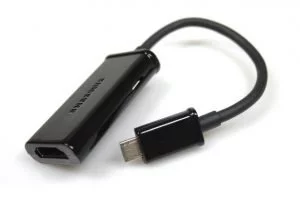 Abbildung 3: Per MHL und HDMI wird Ihr Fernseher zu einem großen Android-Display.