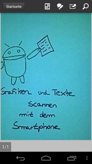 Abbildung 3: Trotz mehrerer Versuche und unterschiedlichen Einstellungen konnte die Qualität der Scans von Easy Scan to PDF nicht überzeugen.