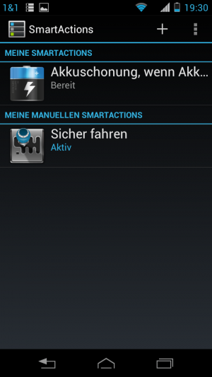 Abbildung 8: Motorola hat die Smart Actions optisch und funktionell verbessert.