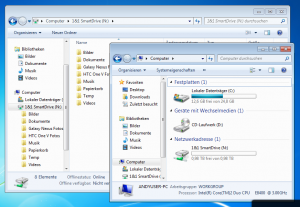 Abbildung 6: Auf dem PC taucht der Onlinespeicher als virtuelles Laufwerk im Windows-Explorer auf.