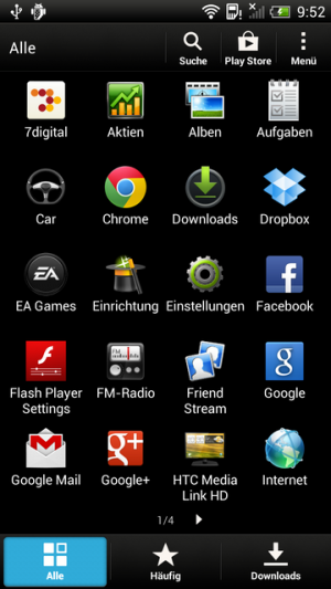 Abbildung 6: Auf dem One X+ läuft trotz Android "Jelly Bean" 4.1 nach wie vor Adobe Flash.