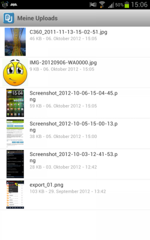 Abbildung 3: Directupload Image Sharer macht das Hochladen von Bildern extrem leicht.