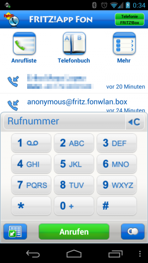 Abbildung 1: FRITZ!App Fon erntet im Google Play Store regelmäßig durchwachsene Kritiken.