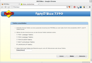 Abbildung 2: Legen Sie über das Web-Frontend der FRITZ!Box ein zusätzliches IP-Telefon an.