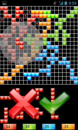 Abbildung 5: Blokish ist kein Tetris-Klon, sondern ein strategisches Knobelspiel mit Köpfchen.