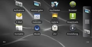 © NikonAbbildung 1: Der Homescreen der Kamera lässt das schon etwas betagte Android 2.3 erkennen.