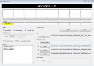 Abbildung 2: Mit Odin 3 flashen sie die letzte offizielle Firmware auf Ihr Samsung Galaxy S.