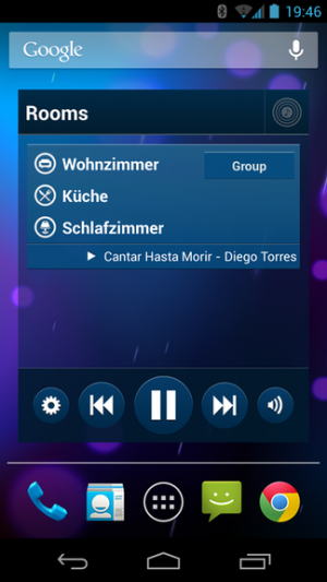 Abbildung 8: Der offiziellen Sonos-App fehlen bislang leider eigene Widgets, im Play Store finden Sie jedoch Abhilfe.