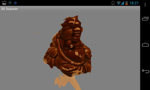 Abbildung 4: 3D-Scanner liefert im besten Fall ein wiedererkennbares Resultat.