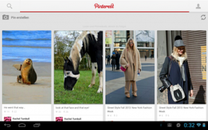 Abbildung 6: Pinterest hat sich für die Android-App lange Zeit gelassen. Das Warten hat sich gelohnt.