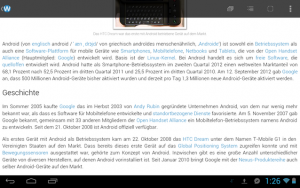 Abbildung 9: Stöbern Sie oft bei Wikipedia? Dann brauchen Sie die App LoboWiki.