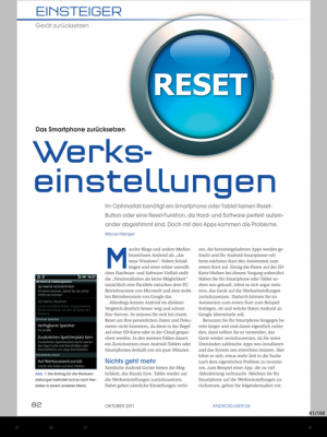 Abbildung 3: Android User als PDF auf dem hochauflösenden Display zu lesen, macht wirklich Spaß.