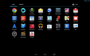 Abbildung 4: Pure Android: Dies sind die vorinstallierten Apps auf dem neuen Nexus 10.