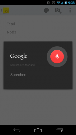Sprachnotizen werden per Spracherkennung gleich in Text gewandelt, der sich dann auch durchsuchen lässt.
