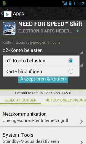 Abbildung 1: Bei den großen Providern kann man auch ohne Kreditkarte Apps kaufen.