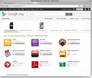 Abbildung 4: Über den Browser und dem Google Play Web-Frontend räumen Sie bequem vom PC Ihren Androiden auf.