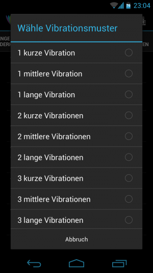 Abbildung 3: Light Flow sorgt auch für "Good Vibrations" auf Ihrem Smartphone.