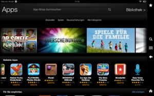 Abbildung 3: Der Kindle dient Amazon als exklusive Vertriebsplattform für seine digitalen Angebote.