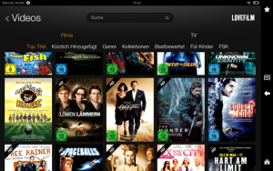 Abbildung 9: Lovefilm ist Amazons digitale Videothek, den Dienst können Sie 30 Tage lang kostenlos testen.