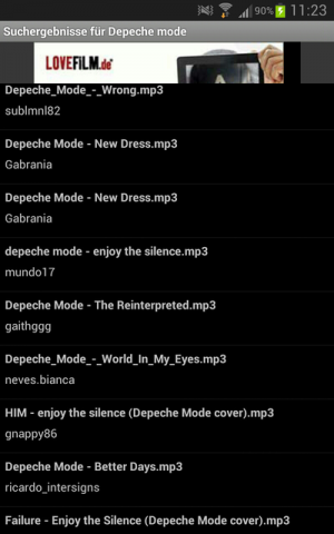 Abbildung 4: 4shared Music ist ein Filesharing-Dienst für Musik. Nutzer können nicht nur downloaden, sondern selbst auch Musik bereitstellen.