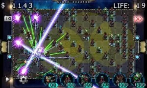 Da geht was: Bei Galaxy War wir mit Waffen nicht gegeizt.