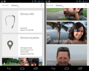 MyGlass für Android dient als Konfigurationstool zur Datenbrille.