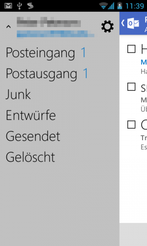 Die Sidebar ziehen Sie vom rechten Rand aus auf.