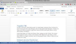 Über Outlook.com haben Sie auch Zugriff auf Skydrive und das webbasierte Office.