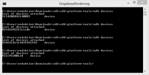 Abbildung 6: Ein Treiber für Windows reicht, um zahlreiche Androiden über das Android-SDK ansprechen zu können.
