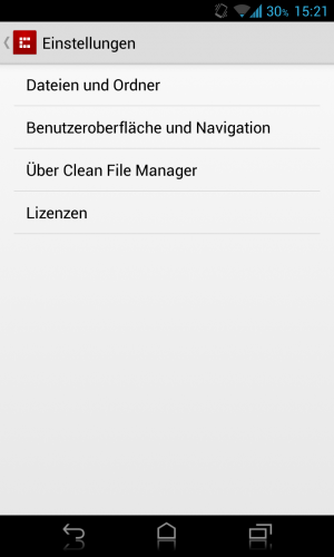 Abbildung 2: Die Einstellungen bieten umfangreiche Optionen um die App an Ihr Nutzerverhalten anzupassen.