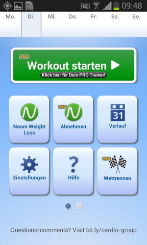 Abbildung 4: Auch um Ihre tägliche Fitness kümmer sich das Outdoor-Handy von Samsung.