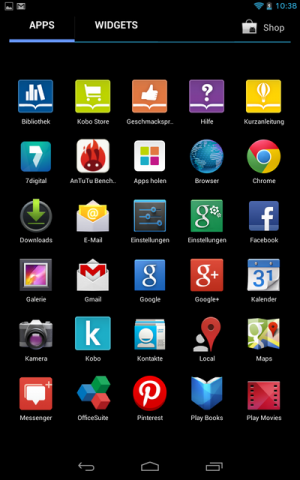 Abbildung 7: Unter der Haube steckt jedoch ein normalens Android-System mit Google-Apps.