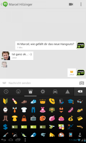 Emoticons sorgen für mehr Stimmung beim Chatten...