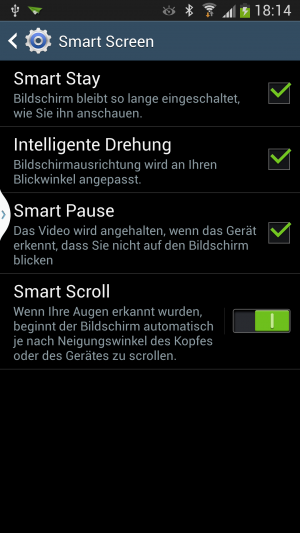 "Smart Scroll" soll über die Kopfneigung erkennen, wo sie gerade lesen möchten.