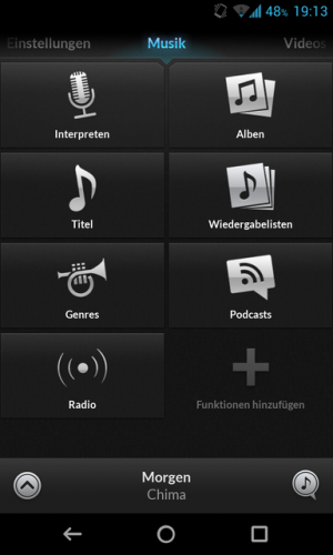Abbildung 4: Das übersichtliches und innovative Design zeichnet die Double Twist App aus.
