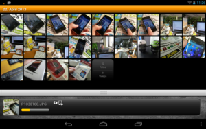 Abbildung 3: Mit der Eye-Fi-App kontrollieren Sie Ihre Bilder direkt auf dem Display eines Androiden.