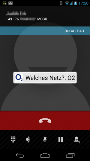 Abbildung 3: Welches Netz? verrät mir in welchem Zielnetz die antelefonierte Rufnummer steckt.