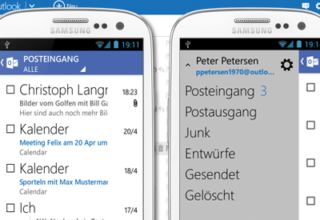 Microsoft Outlook.com für Android