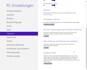 Abbildung 4: Booten Sie Ihr aktuelles Windows-8-System in den erweiterten Modus.