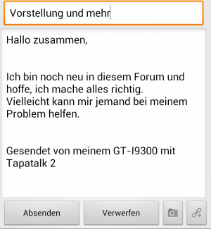 Abbildung 8: Der Editor bringt keine große Schaltflächenleiste mit sich. Das ist auch gar nicht notwendig.