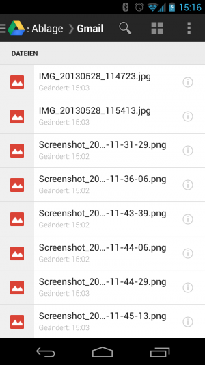 Die Attachments der markieren Mails landen nun automatisch in Ihrem Google Drive.