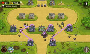 Wie bei Tower Defense Games üblich müssen Sie sich gegen anstürmende Horden wehren.