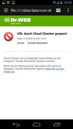 Über die Kategorie Social Media sperren Sie Facebook, Twitter und Co.